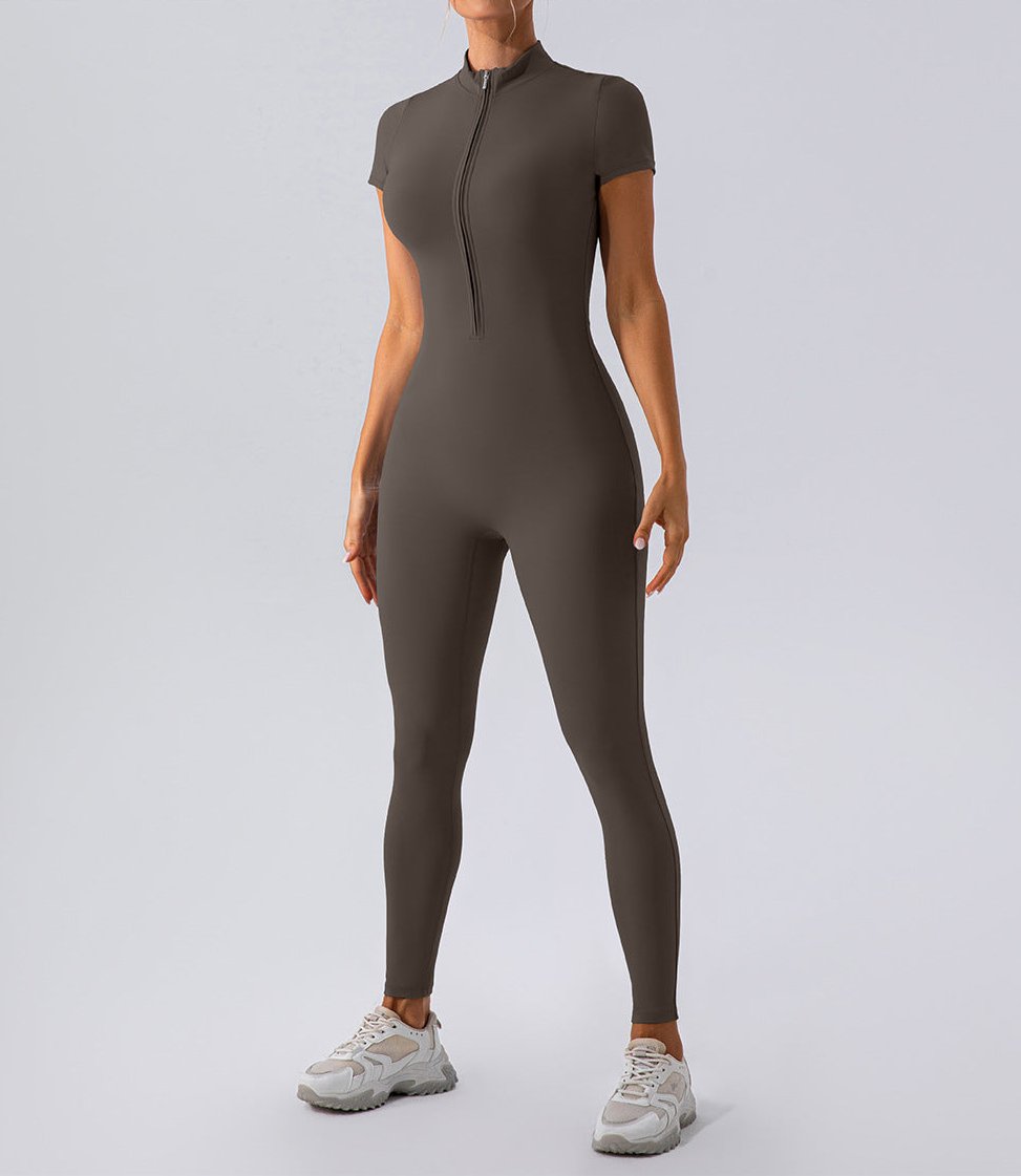 ZIPPER JUMPSUIT "ASHED"