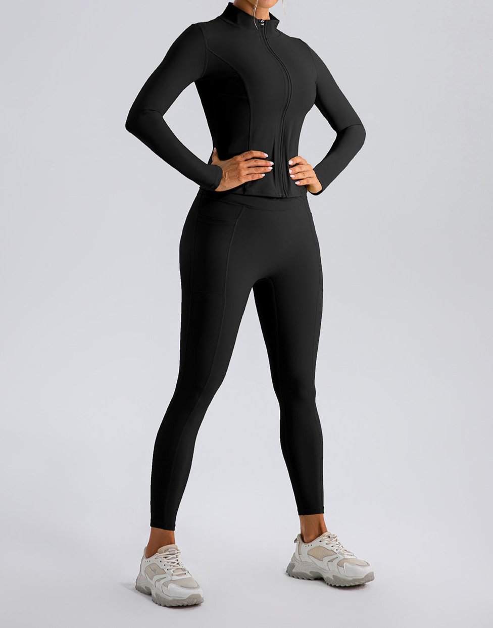 ZIPPER JACKET "BLACK"