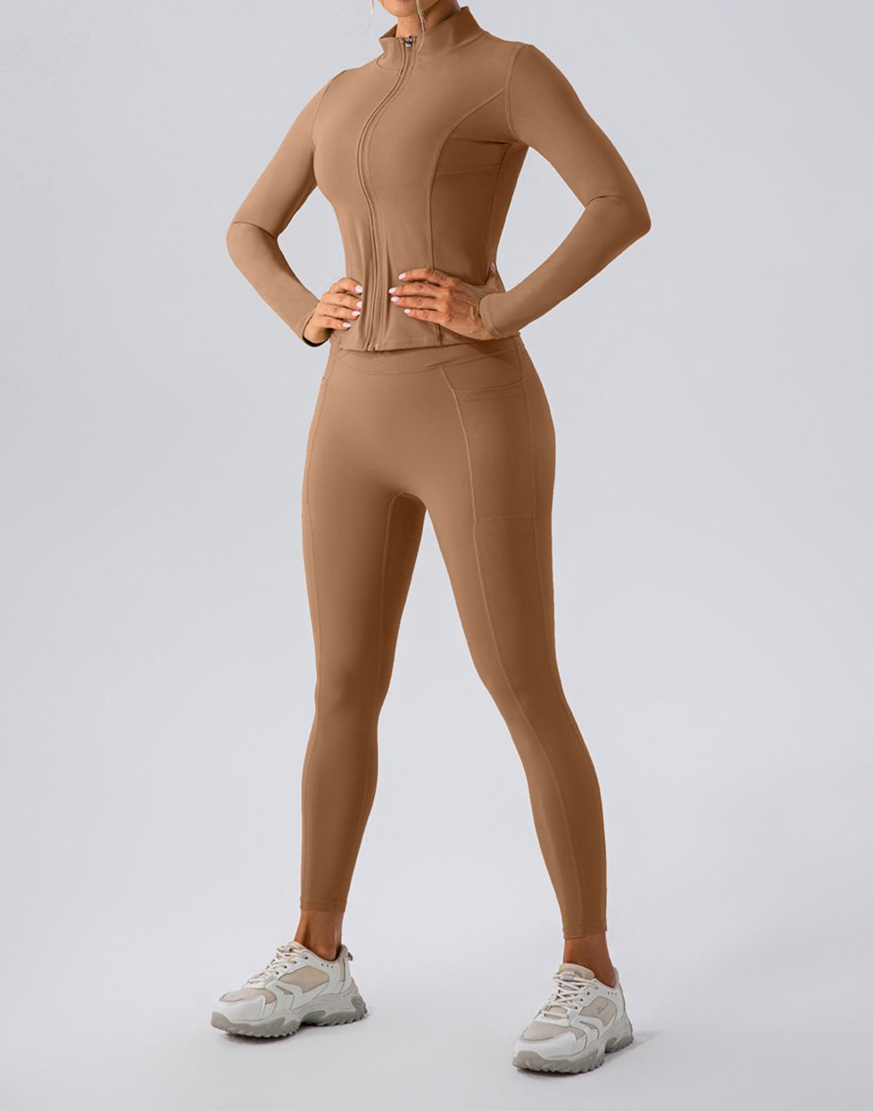 ZIPPER JACKET "CHAI"