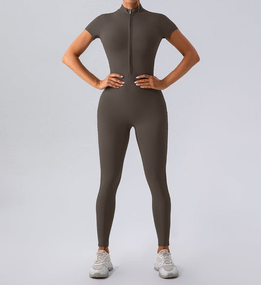 ZIPPER JUMPSUIT "ASHED"