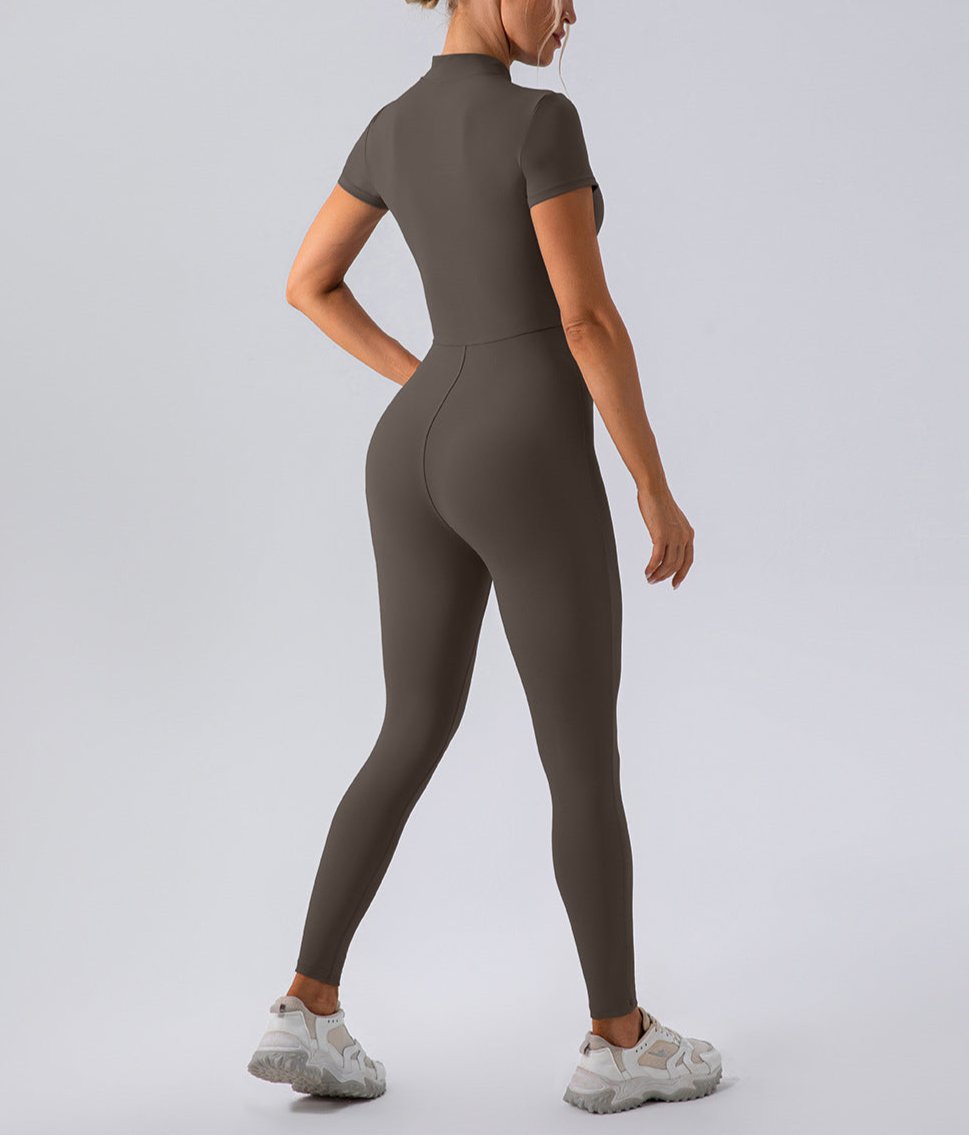 ZIPPER JUMPSUIT "ASHED"