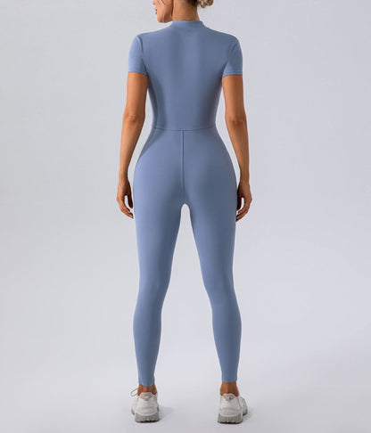 ZIPPER JUMPSUIT "BLUE"