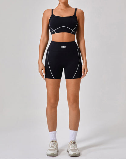 LINES SHORTS "NOIR"