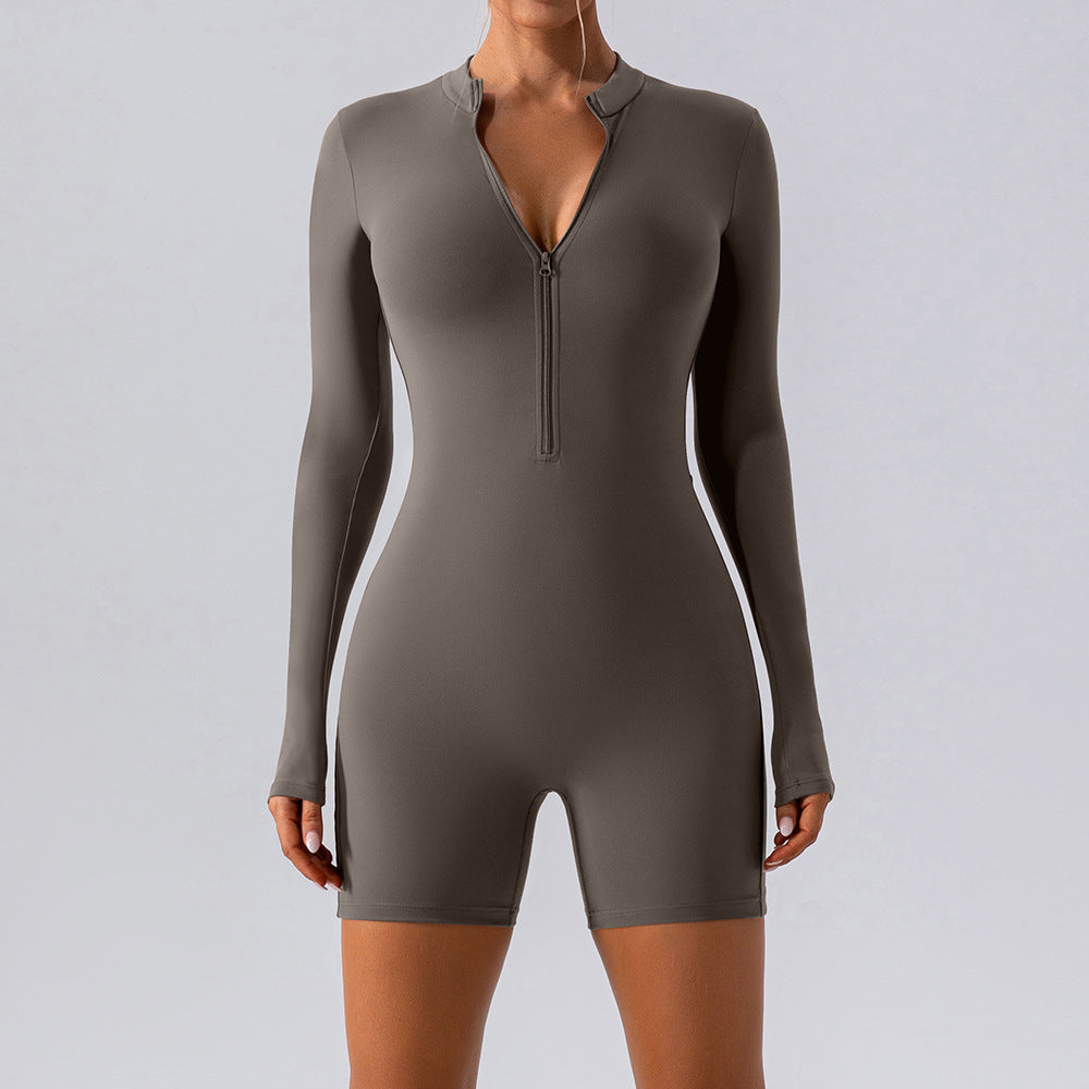 BODYSUIT ZIP "ASH"