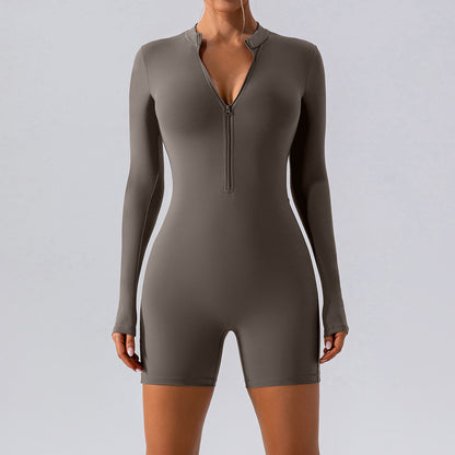 BODYSUIT ZIP "ASH"