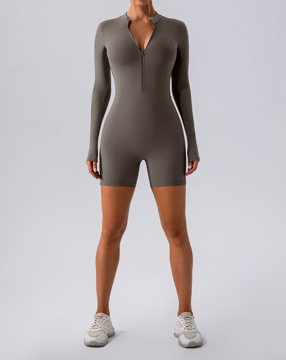 BODYSUIT ZIP "ASH"