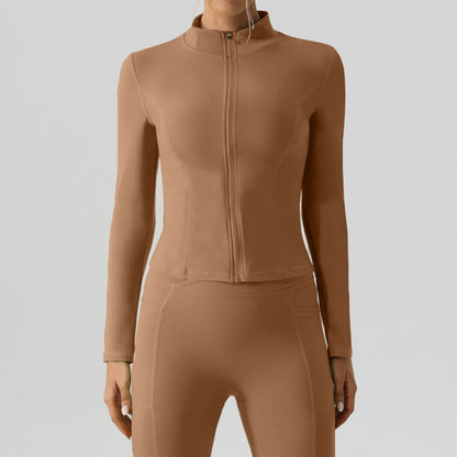 ZIPPER JACKET "CHAI"