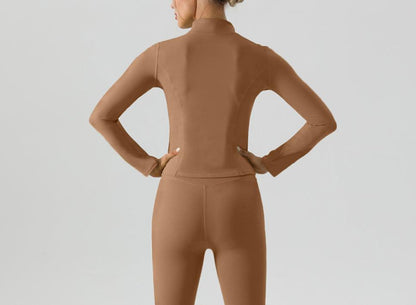 ZIPPER JACKET "CHAI"